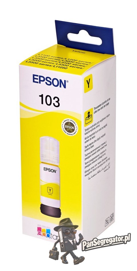 Tusz Epson C13T00S44A (oryginał 103; 65 ml; żółty)