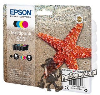 Zestaw tuszy Epson 603 Multipack C13T03U640