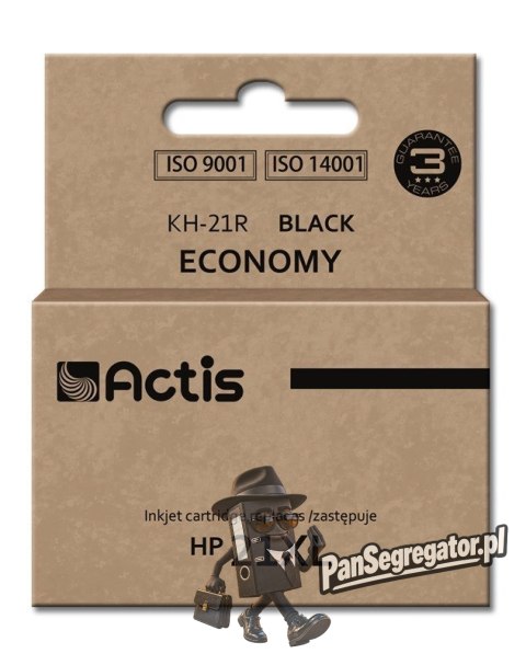 Actis KH-21R Tusz (zamiennik HP 21XL C9351A; Standard; 20 ml; czarny)