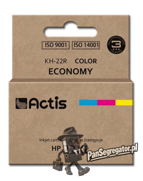 Actis KH-22R Tusz (zamiennik HP 22XL C9352A; Standard; 18 ml; kolor)
