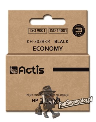 Actis KH-302BKR Tusz (zamiennik HP 302XL F6U68AE; Premium; 15 ml; czarny)
