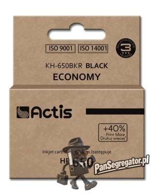 Actis KH-650BKR Tusz (zamiennik HP 650 CZ101AE; Standard; 15 ml; czarny)