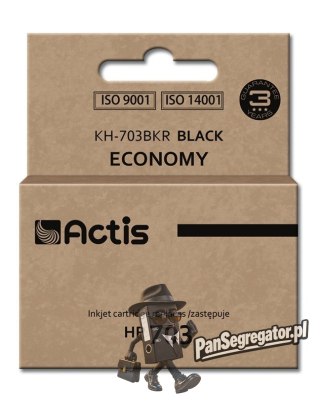 Actis KH-703BKR Tusz (zamiennik HP 703 CD887AE; Standard; 15 ml; czarny)