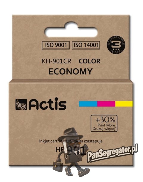 Actis KH-901CR Tusz (zamiennik HP 901 CC656AE; Standard; 18 ml; kolor)