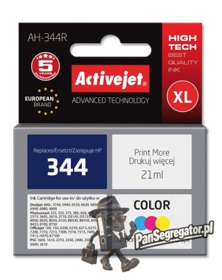 Activejet AH-344R Tusz (zamiennik HP 344 C9363EE; Premium; 21 ml; kolor)