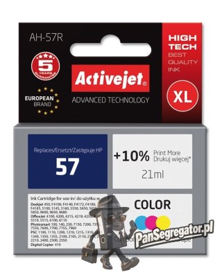 Activejet AH-57R Tusz (zamiennik HP 57 C6657AE; Premium; 21 ml; kolor)