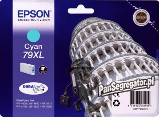 Epson Tower of Pisa Singlepack Cyan 79XL DURABrite Ultra Ink