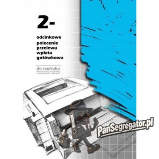F-110-2 2-odcinkowe polecenie przelewu MICHALCZYK&PROKOP A4 100 kartek