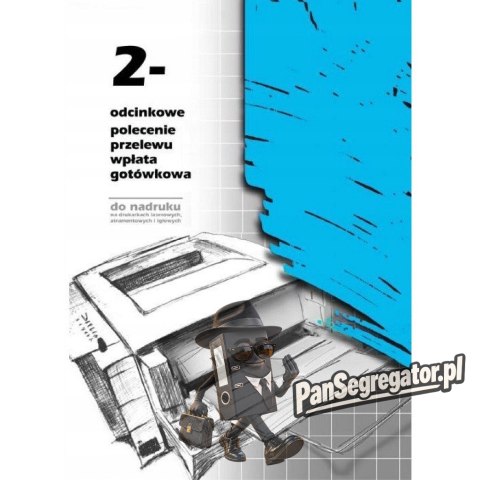 F-110-2 2-odcinkowe polecenie przelewu MICHALCZYK&PROKOP A4 100 kartek