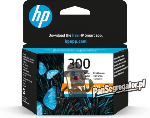 HP 300 oryginalny wkład atramentowy trójkolorowy