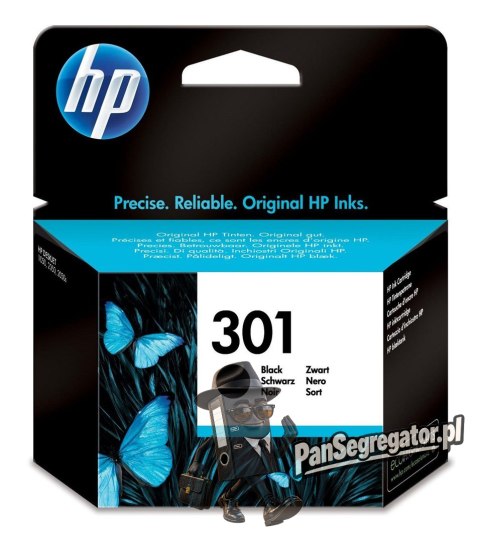 HP 301 oryginalny wkład atramentowy czarny