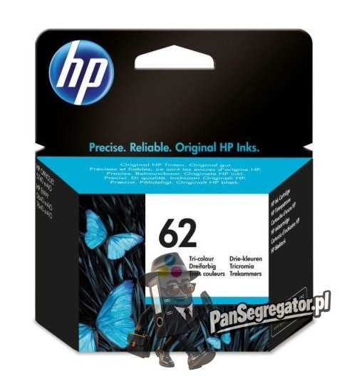 HP 62 oryginalny wkład atramentowy trójkolorowy