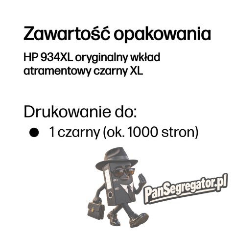 HP 934XL oryginalny wkład atramentowy czarny XL