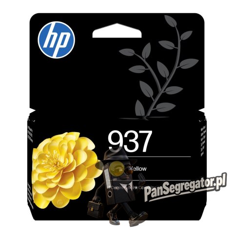HP Oryginalny wkład z żółtym atramentem 937