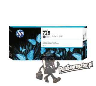 HP Wkład z atramentem czarnym matowym DesignJet 728 o pojemności 300 ml