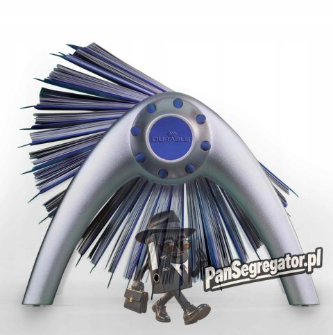 Kartoteka obrotowa na 500kart srebrna 241623 TELINDEX DURABLE