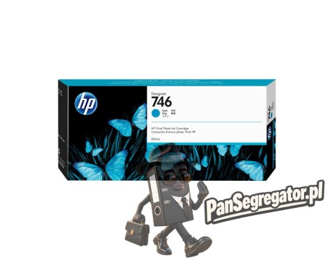 Kartridż z tuszem 300 ml HP 746 cyan