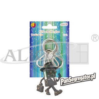 Kółka z karabińczykiem srebrne 4szt. PH-2653 ALIGA