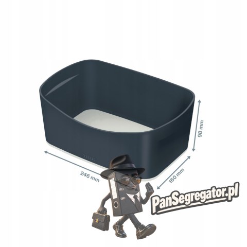 MyBox Cosy Pojemnik bez pokrywki szary 52640089 LEITZ