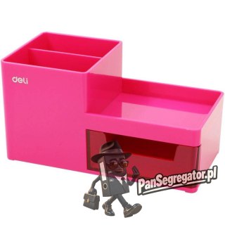 Organizer na biurko RIO różowy Z25140 DELI