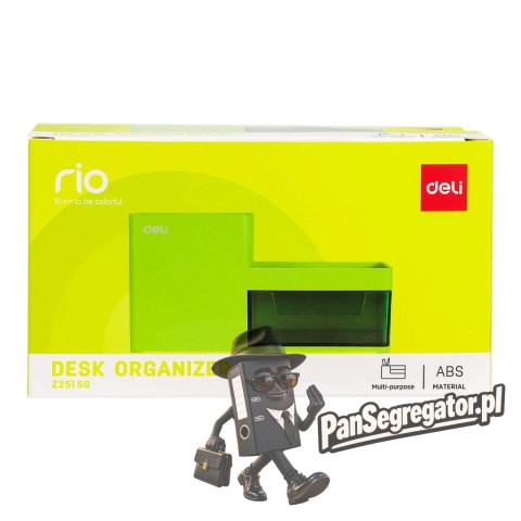 Organizer na biurko RIO zielony Z25150 DELI