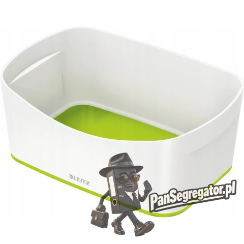 Pojemnik bez pokrywki MyBox, biało-zielony 52571054