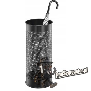 Stojak na parasole metalowy okrągły 28,5L czarny 335001 DURABLE