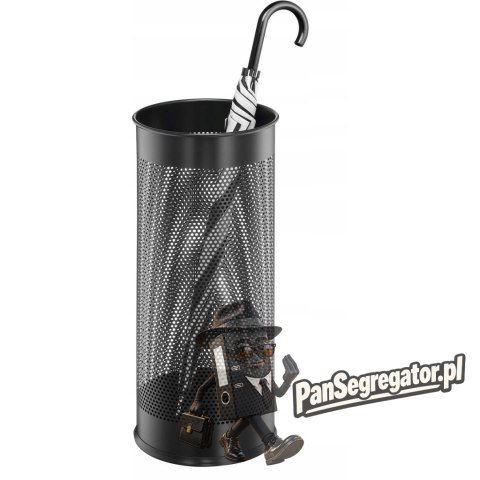 Stojak na parasole metalowy okrągły 28,5L czarny 335001 DURABLE