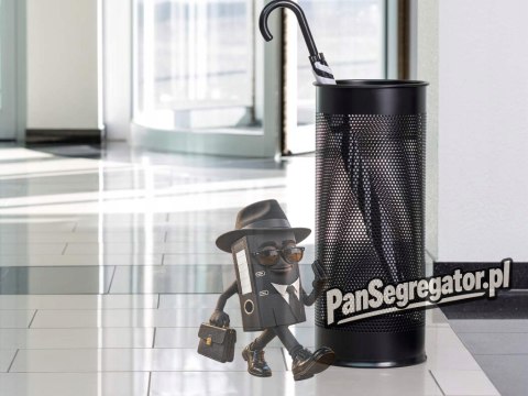 Stojak na parasole metalowy okrągły 28,5L czarny 335001 DURABLE
