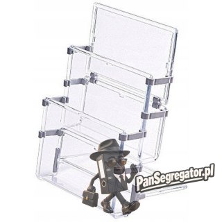 Stojak na ulotki A4 dwie kieszenie 0403-0019-00 PANTA PLAST