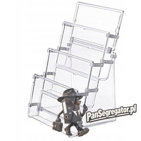 Stojak na ulotki A6 trzy kieszenie 0403-0017-00 PANTA PLAST