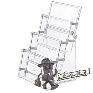 Stojak na ulotki DL trzy kieszenie 0403-0048-00 PANTA PLAST