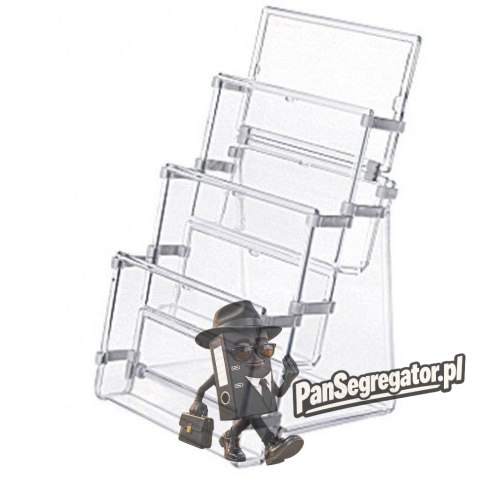 Stojak na ulotki DL trzy kieszenie 0403-0048-00 PANTA PLAST