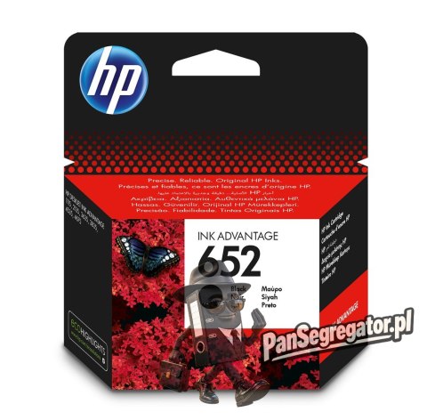Tusz HP czarny HP 652, HP652=F6V25AE, 360 str.
