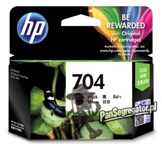 Tusz HP czarny HP 704, HP704=CN692AE, 480 str.,6 ml