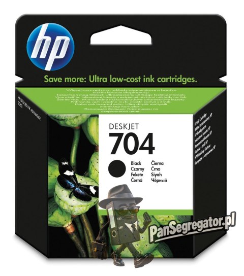 Tusz HP czarny HP 704, HP704=CN692AE, 480 str.,6 ml