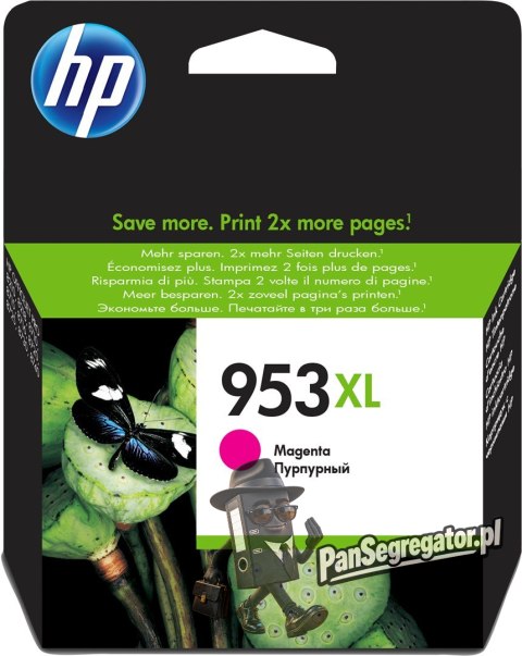 Tusz HP czerwony HP 953XL, HP953XL=F6U17AE, 1600 str.