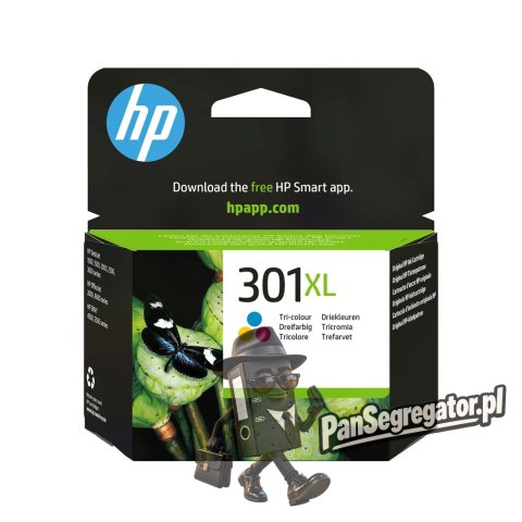 Tusz HP kolor HP 301XL, HP301XL=CH564EE, 330 str.,6 ml