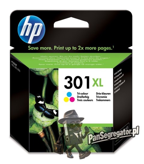 Tusz HP kolor HP 301XL, HP301XL=CH564EE, 330 str.,6 ml