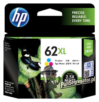 Tusz HP kolor HP 62XL, HP62XL=C2P07AE, 415 str.