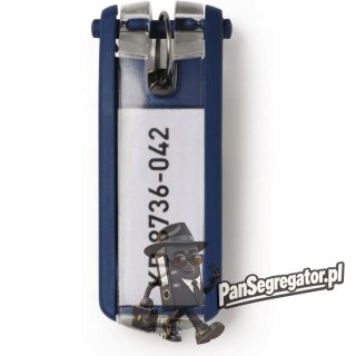 Zawieszki do kluczy (6szt.) granatowe 195707 DURABLE KEY CLIP