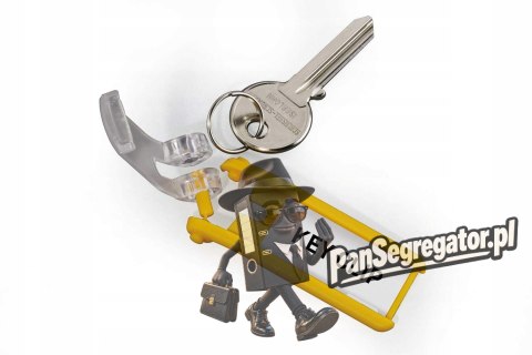 Zawieszki do kluczy (6szt.) żółte 195704 DURABLE KEY CLIP