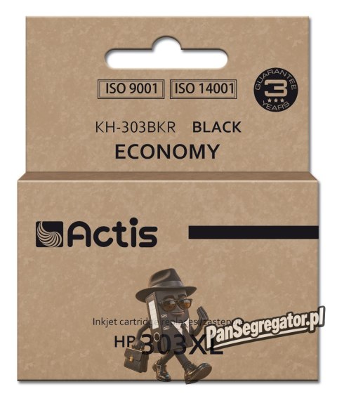 Actis KH-303BKR Tusz (zamiennik HP 303XL T6N04AE; Premium; 20ml; 600 stron; czarny)