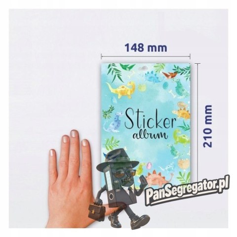 Album A5 na naklejki "DINOZAURY" Z-DESIGN 57793 AVERY ZWECKFORM