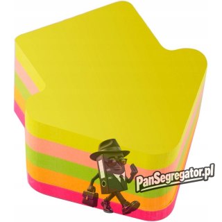 Bloczek samoprzylepny 70x70mm 400k STRZAŁKA D.RECT 110513