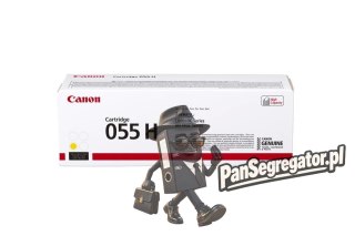 Canon 055H kaseta z tonerem 1 szt. Oryginalny Żółty