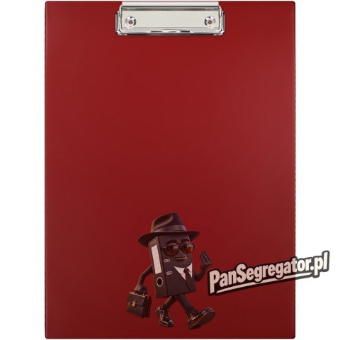 Deska z klipem Clipboard A4 bordowa KH-01-05 BIURFOL