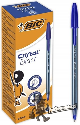 Długopis CRISTAL EXACT niebieski 0,7mm 992605 BIC
