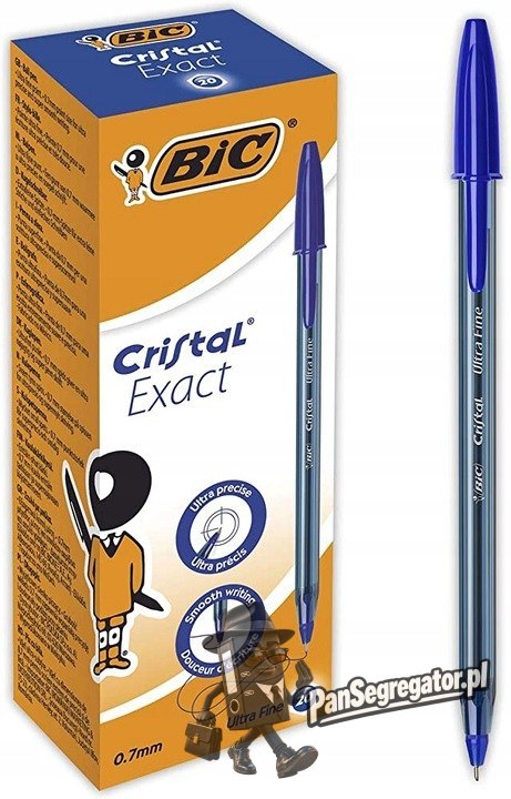Długopis CRISTAL EXACT niebieski 0,7mm 992605 BIC