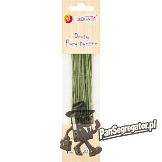 Druty florystyczne DA-3995 zielone rozm. 0,5mm x 18cm 120szt. ALIGA